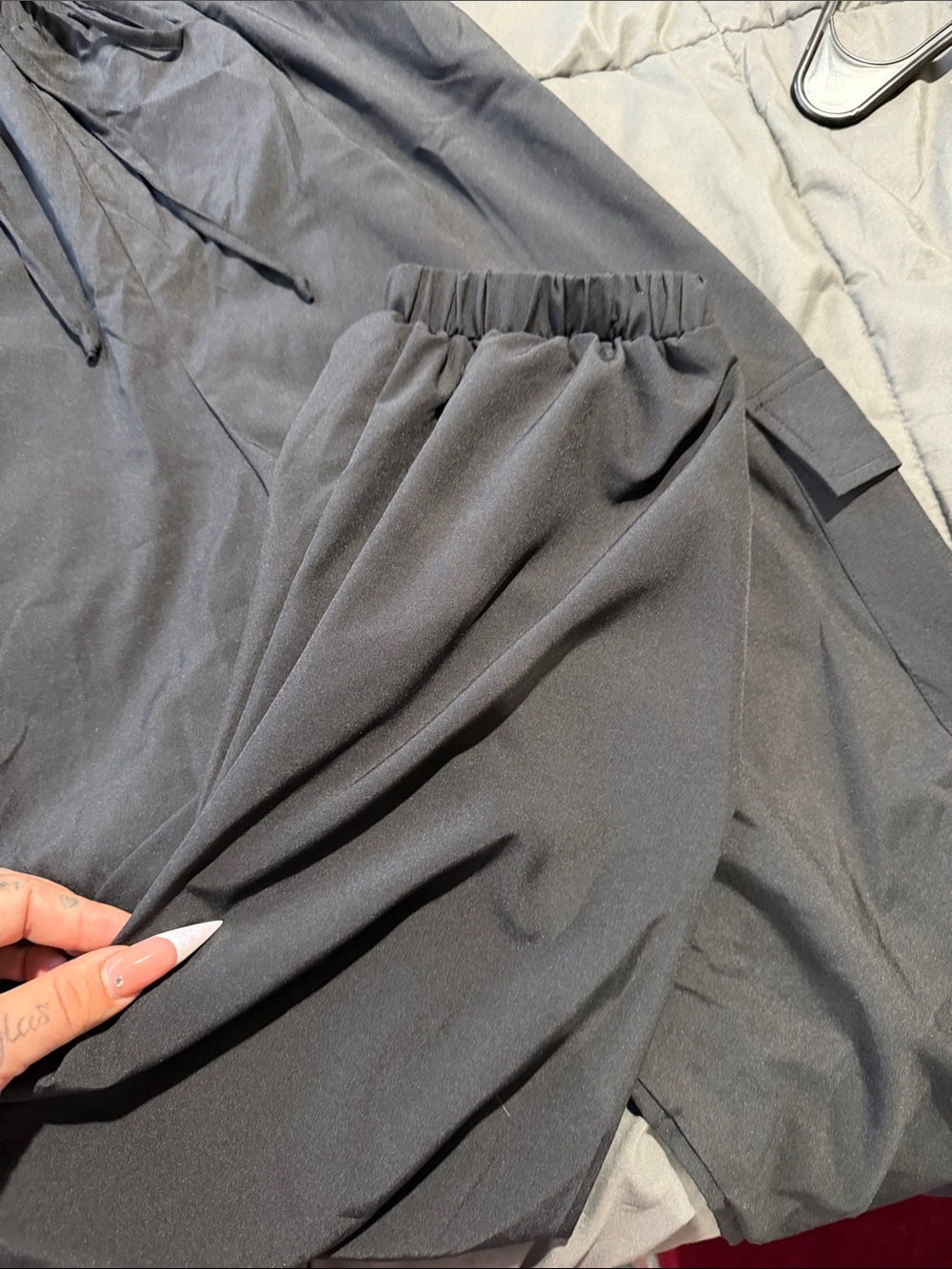 Forever 21 Black Strapless Cargo Jumpsuit - Picture 3 of 5